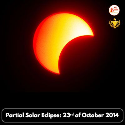 Partial Solar Eclipse: 23rd of October 2014