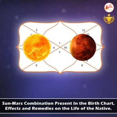 Sun-Mars Combination Present In the Birth Chart, Effects and Remedies on the Life of the Native