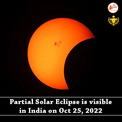 Partial Solar Eclipse is visible in India on Oct 25, 2022