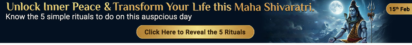 Maha Shivratri 2026 Rituals