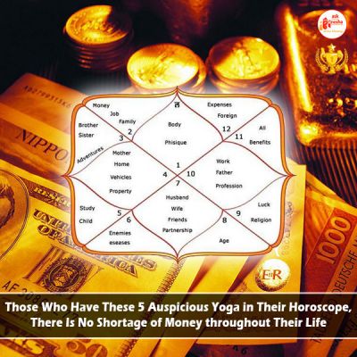 Those Who Have These 5 Auspicious Yoga in Their Horoscope, There Is No Shortage of Money throughout Their Life