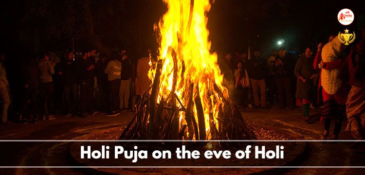 Holi Puja on the eve of Holi
