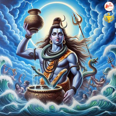 What caused Lord Shiva to take Poison