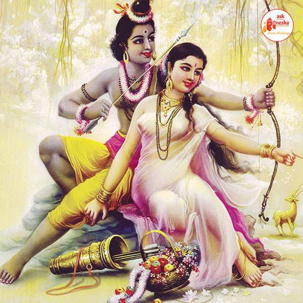 Sita Wife Of Lord Rama The Main Character Of Ramayana